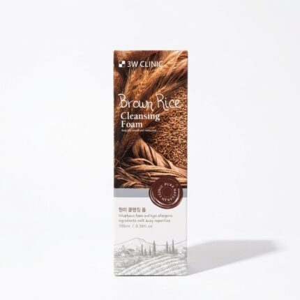 3W CLINIC Brown Rice Cleansing Foam