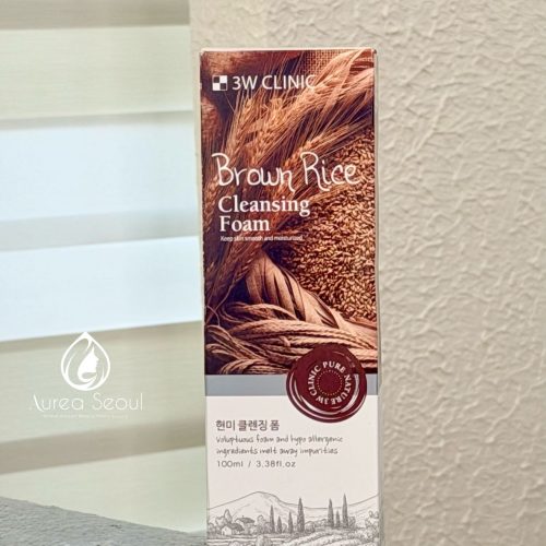 3W CLINIC Brown Rice Cleansing Foam (100ml)